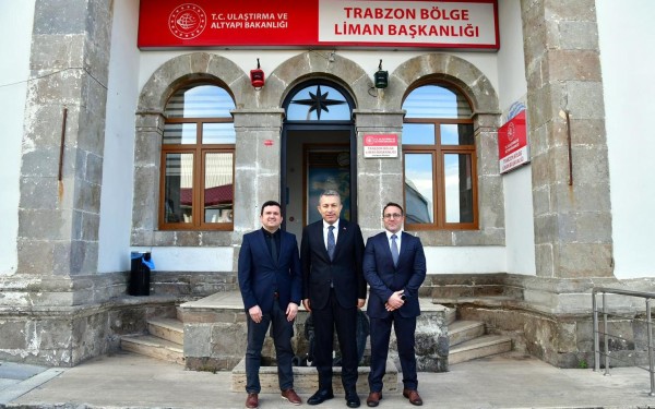 Trabzon Valisi Sayın Tahir ŞAHİN'den Bölge Liman Başkanlımıza Ziyaret